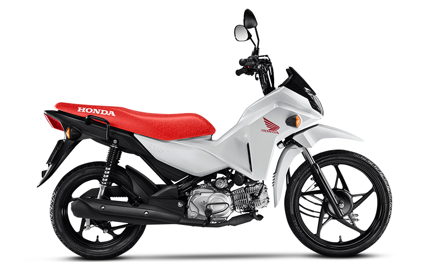 Honda Pop 110i ES 2026 Branca com farol e design moderno
