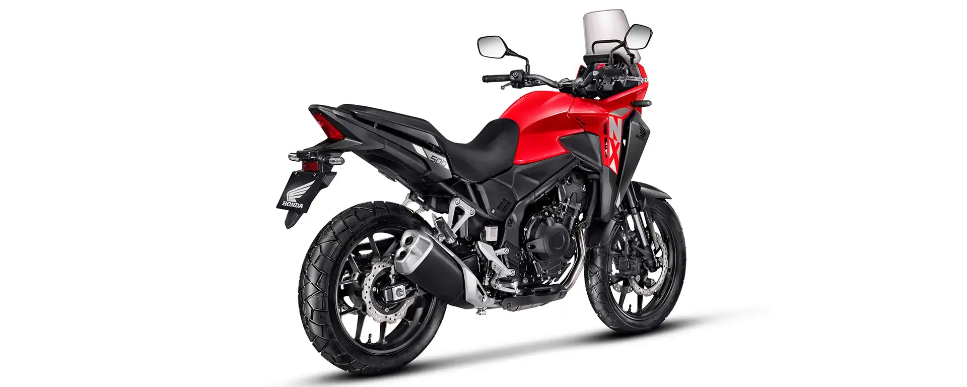 Nova Honda NX 500 lançamento na Freeway. Controle de tração (Honda Selectable Torque Control), que monitora a rotação das rodas através de sensores de velocidade, garantindo mais segurança ao piloto.