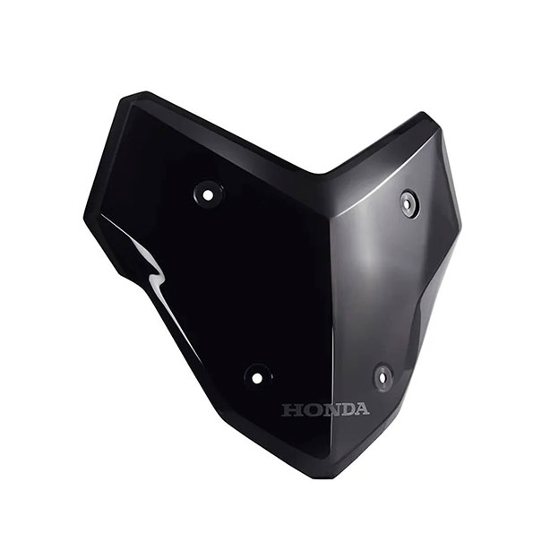 Visor frontal Honda original para moto, acessório com proteção aerodinâmica disponível na Freeway