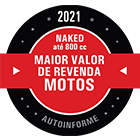 Premiação recebida pela nova CB650R 2025 na Freeway Honda.