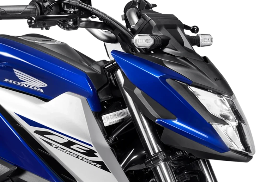 A nova CB 300F Twister impressionam pelo seu design moderno e robusto. Linhas pensadas para entregar estilo, garantindo uma presença marcante nas ruas.