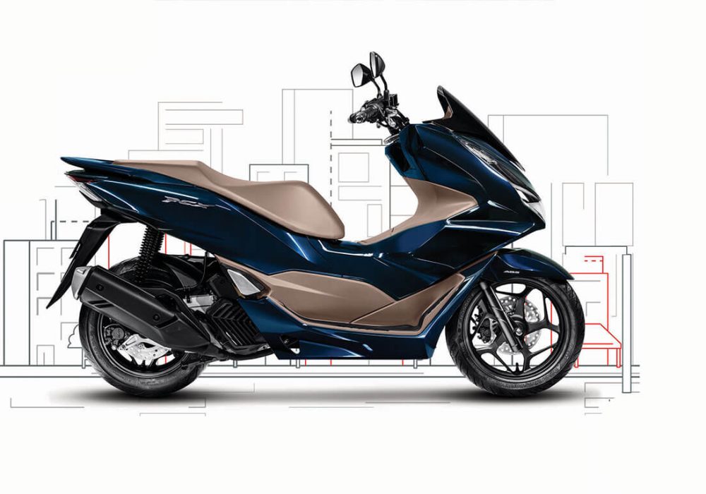 Scooter Honda PCX 2025 – conforto, economia e estilo para o dia a dia urbano