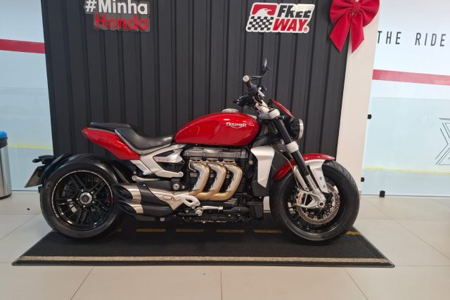 MOTO SEMINOVA TRIUMPH/ROCKET 3 R B7675 DISPONÍVEL NA FREEWAY