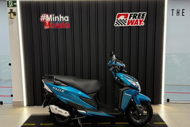 MOTO SEMINOVA DISPONÍVEL NO GRUPO FREEWAY, CONCESSIONÁRIA MARINGÁ (MATRIZ). MOTO HONDA, MODELO ELITE 125, REFERENCIA 000603.